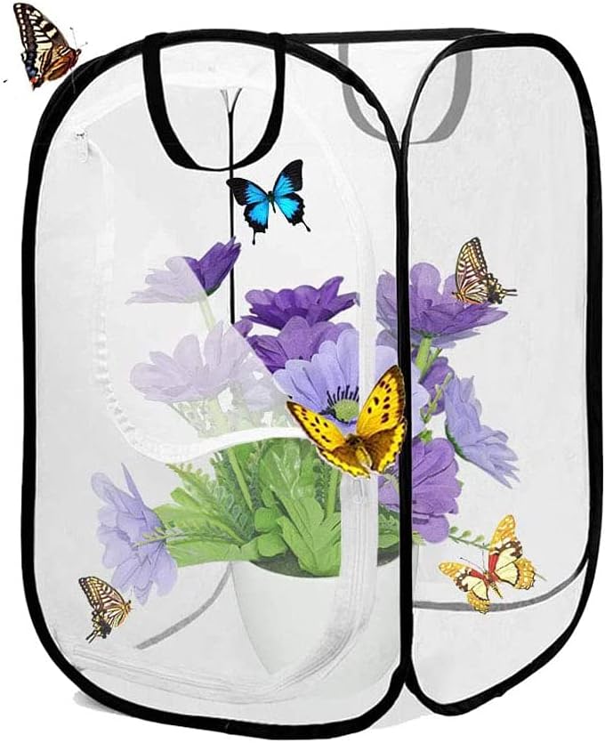Cage Pliable pour Insectes - Polyester Haute Qualité - Porte à Ouverture Latérale