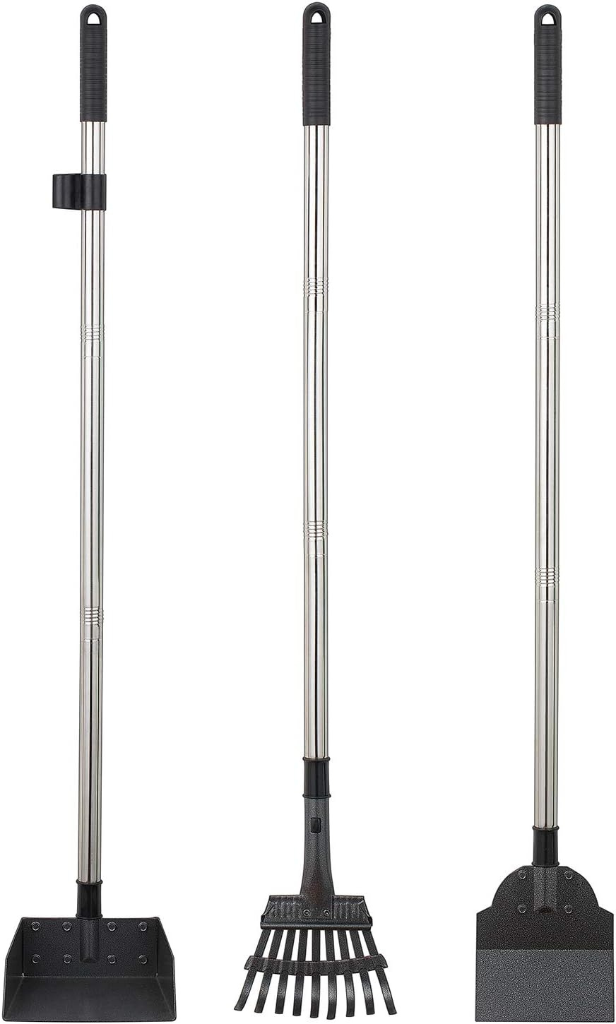 Ramasse-Crotte Telescopique - Acier Inoxydable - Longueur Réglable