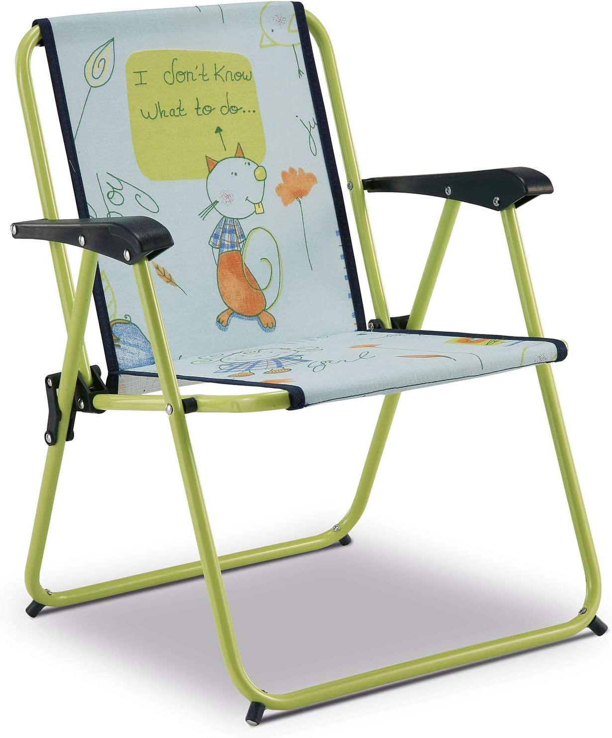 Chaise Pliante Enfant - Acier Durable - Rembourrage Confortable