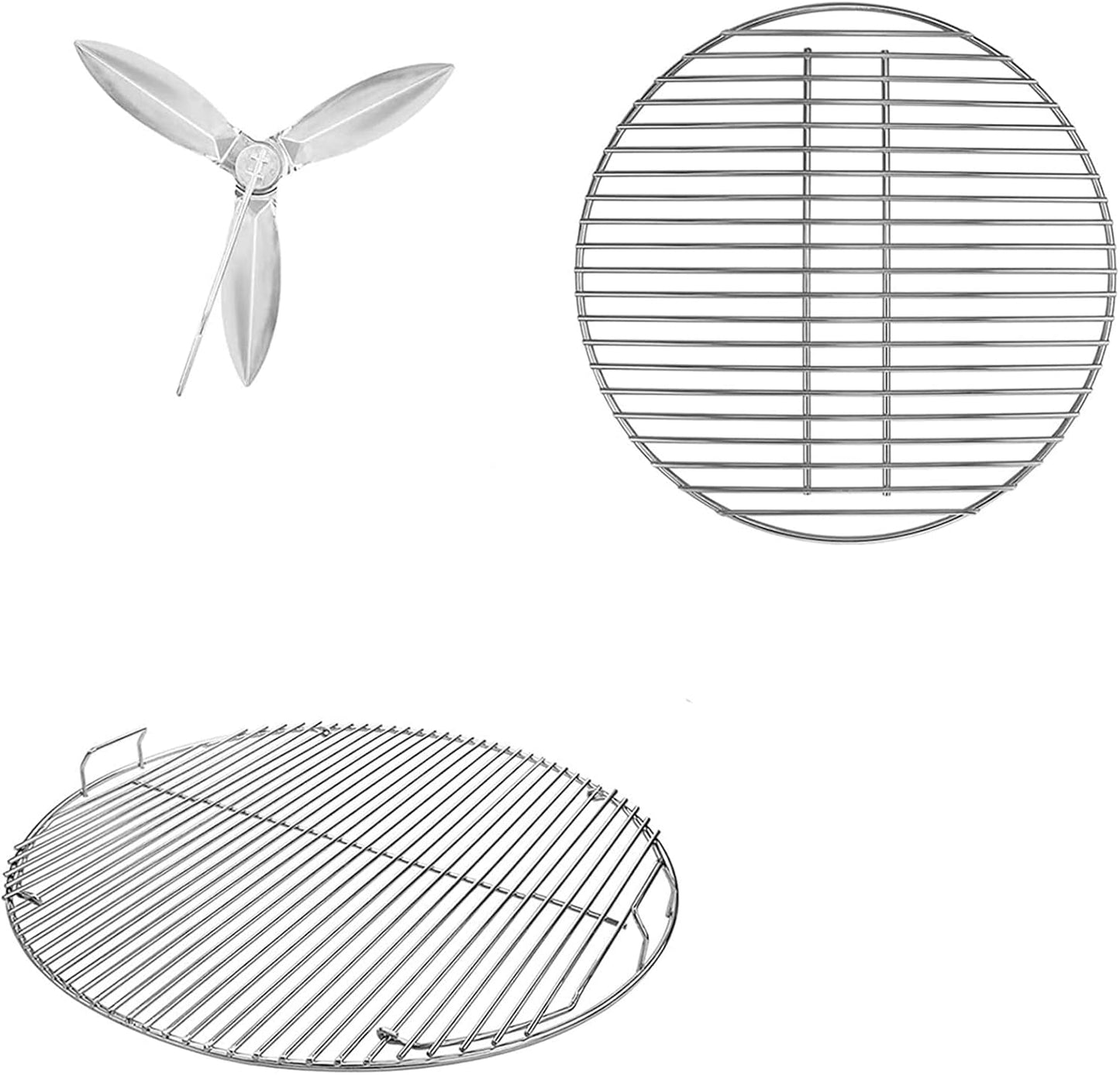 Grille de Cuisson - Acier Plaqué - Compatible Weber 57CM