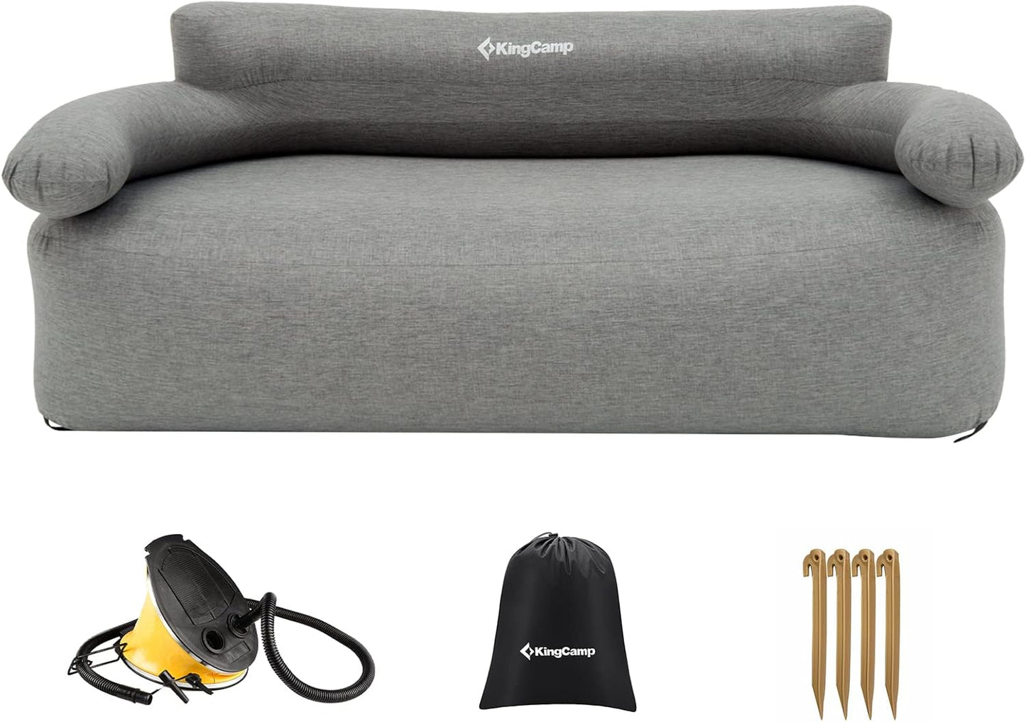Canapé Gonflable - Design Ergonomique - Pompe à Pied Incluse