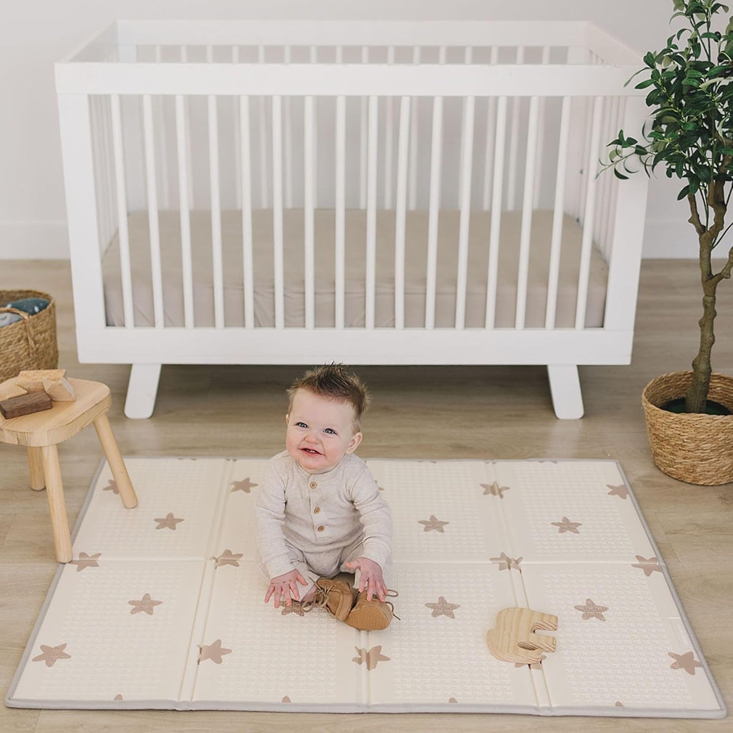 Tapis d'Éveil Bébé - Mousse Épaisse - Pliable & Réversible