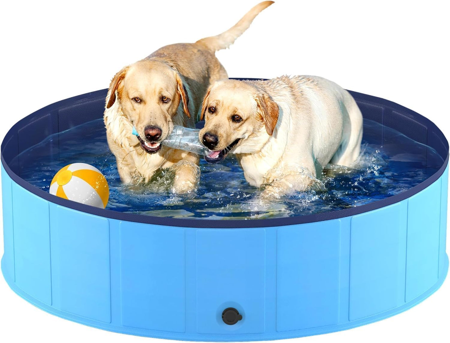 Piscine Pliable pour Animaux - PVC Durable - Portable et Antidérapante