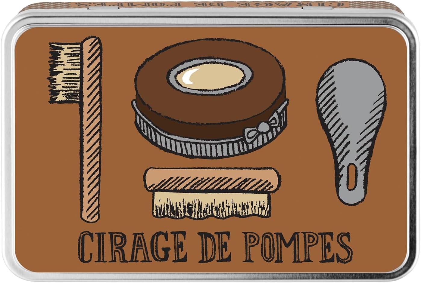 Boîte à Cirage en Métal - Accessoire pour Bougies - DLP
