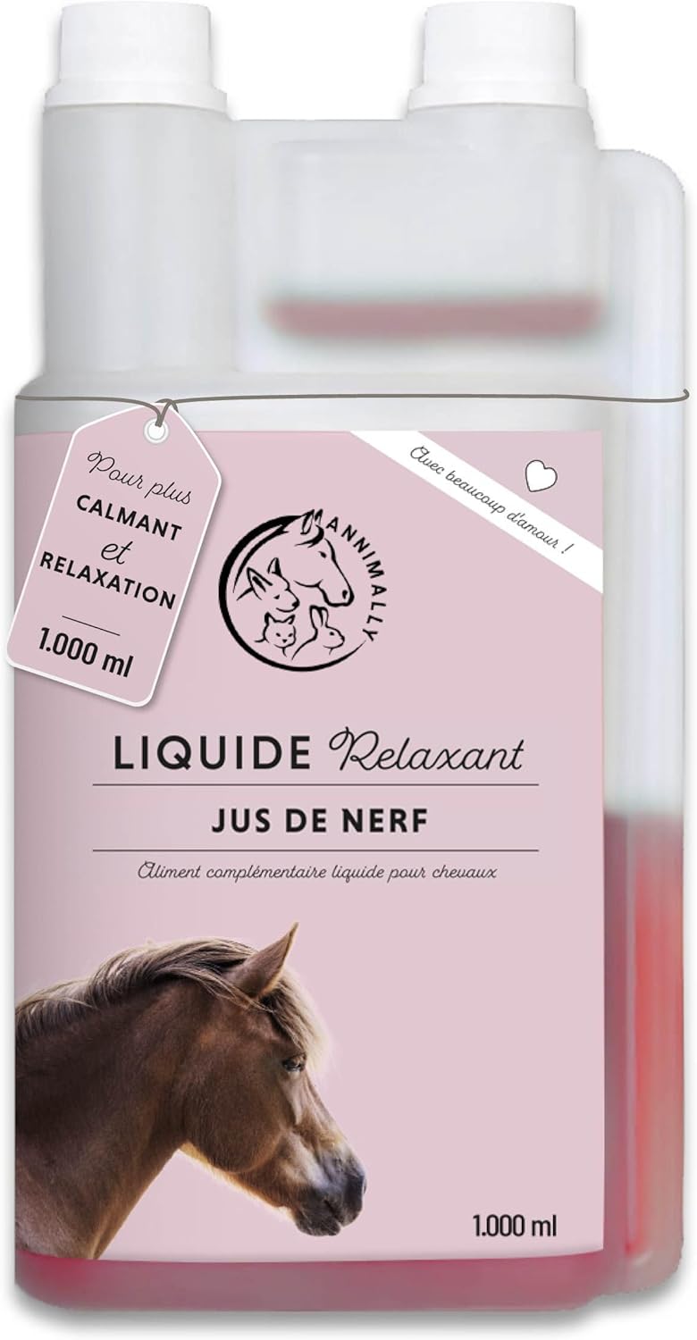 Relax Liquid pour Chevaux - Sédatif Naturel - Formule Apaisante