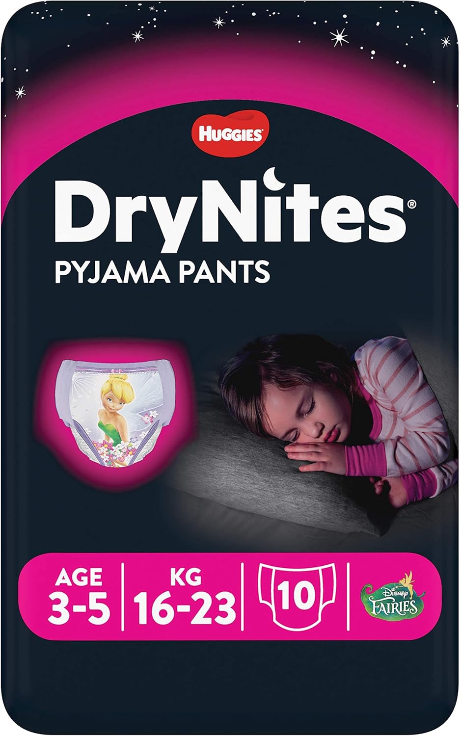 Culottes Absorbantes pour Fille - Lot de 10 - 16-23 kg
