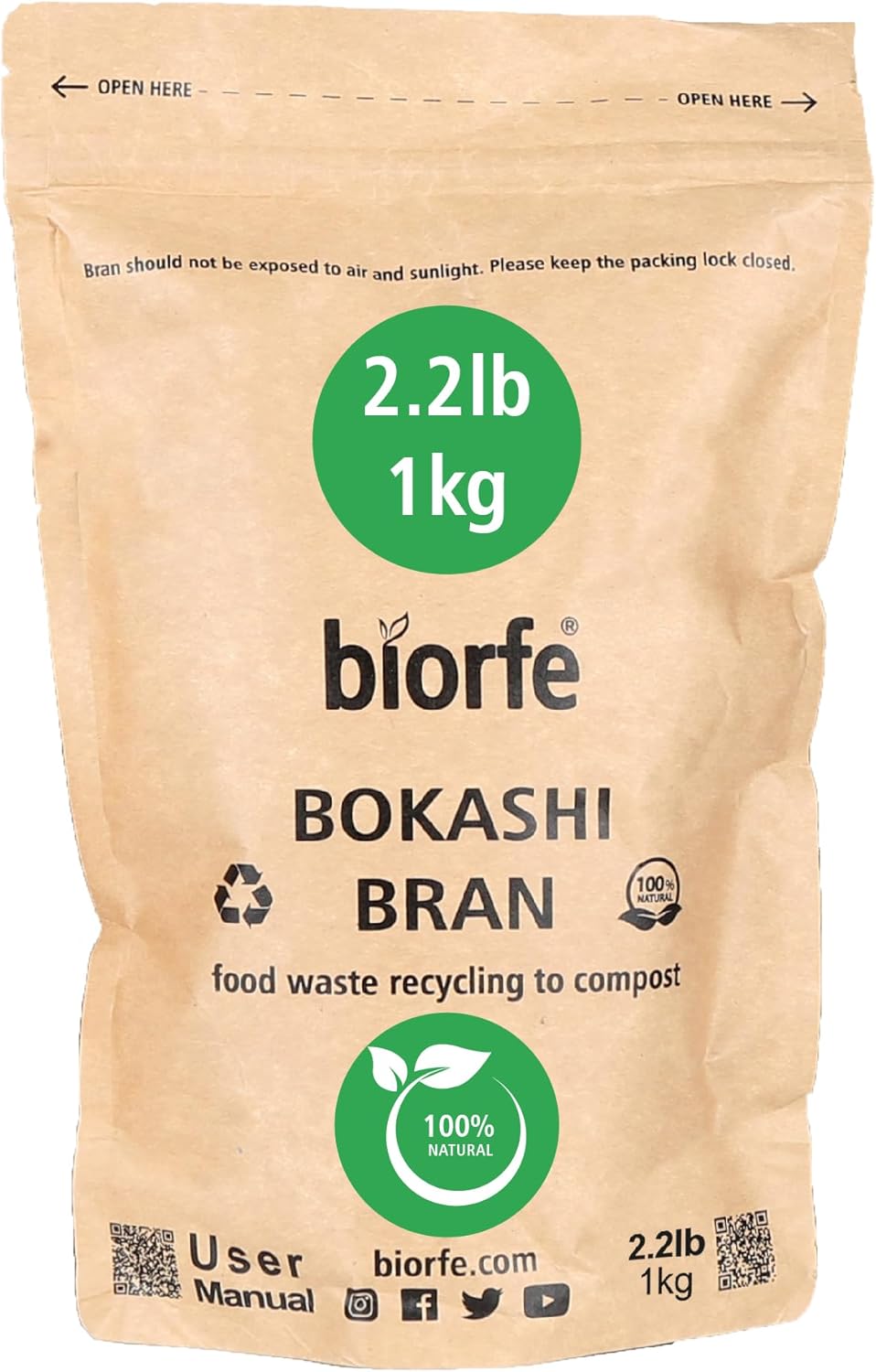 Son Bokashi - Compostage Rapide - Accélérateur Sans Odeur
