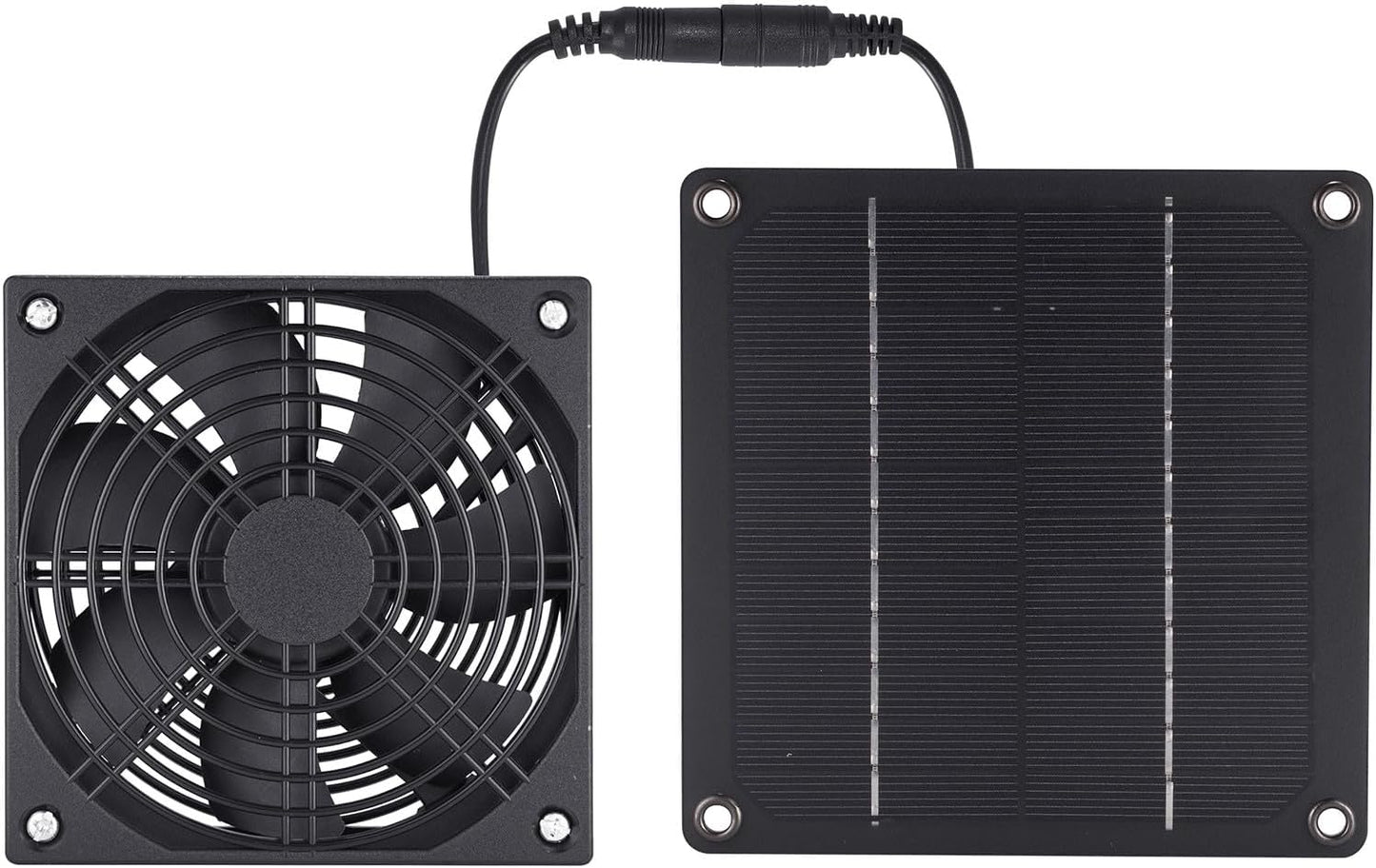 Ventilateur Solaire Compact - Circulation d'Air Optimale - Design Résistant