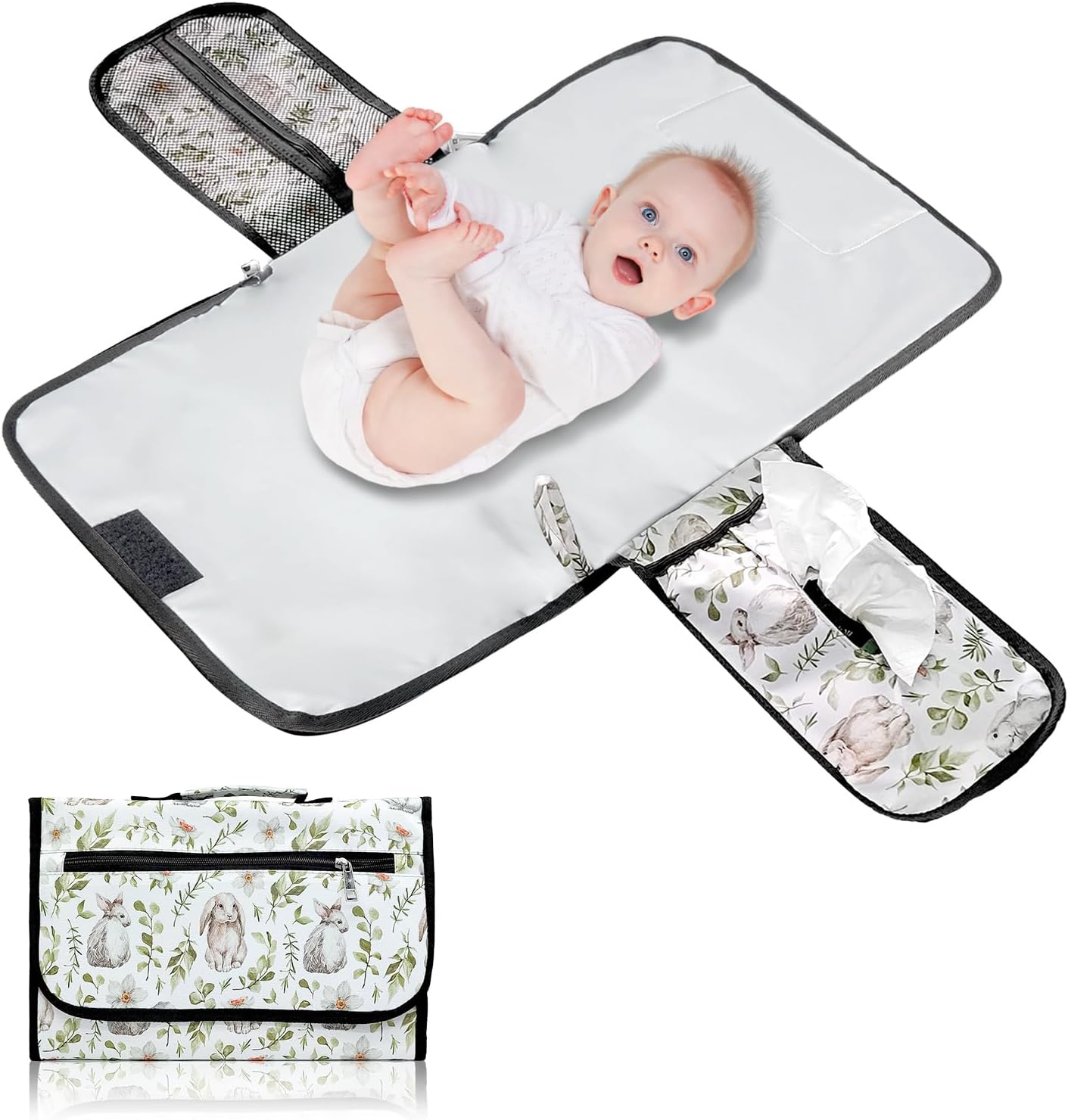 Matelas à Langer Portable - Compact et Pratique - Sac Amovible