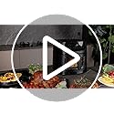 Friteuse à air XXL 9L avec fenêtre transparente et cuisson rapide