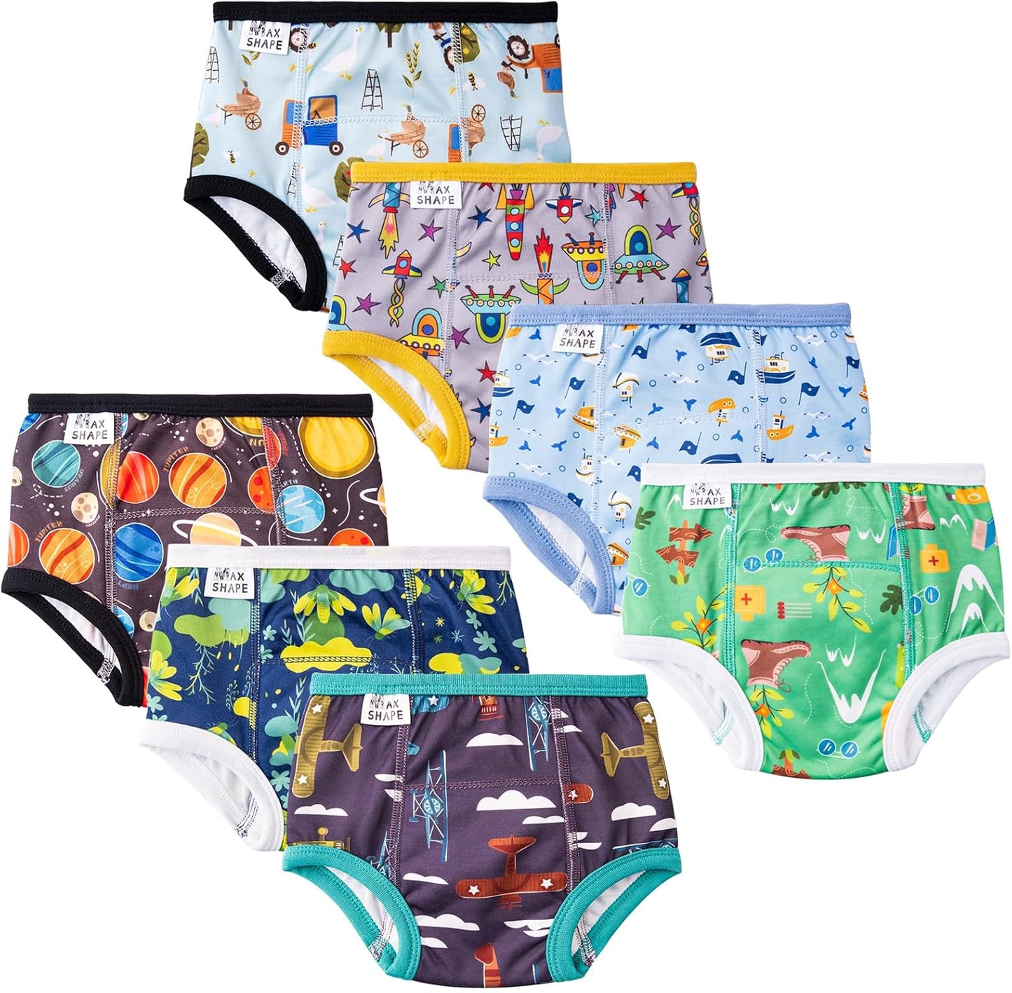 Culotte d'Apprentissage Bébé Garçon - Paquet de 7 - Anti-Fuite