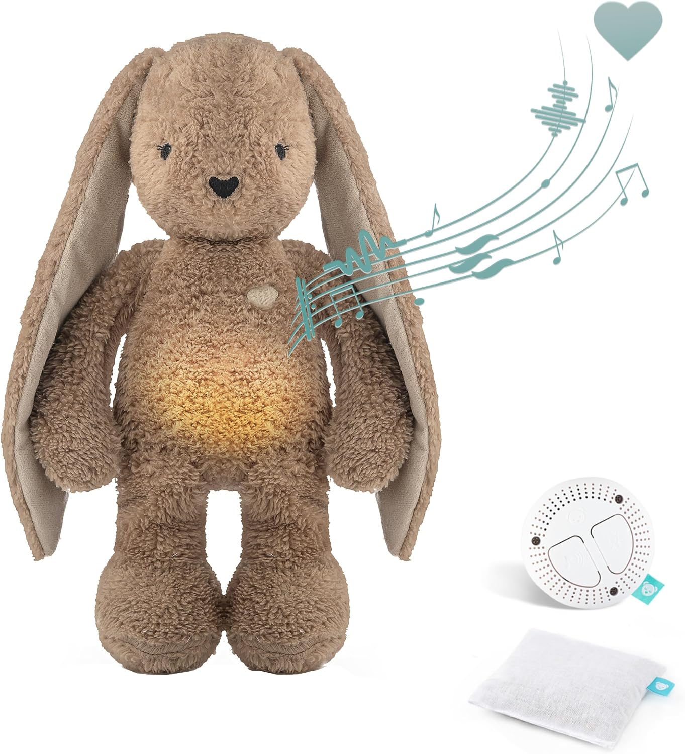 Veilleuse MyHummy 5en1 - Sons Blancs - Coussin Chauffant
