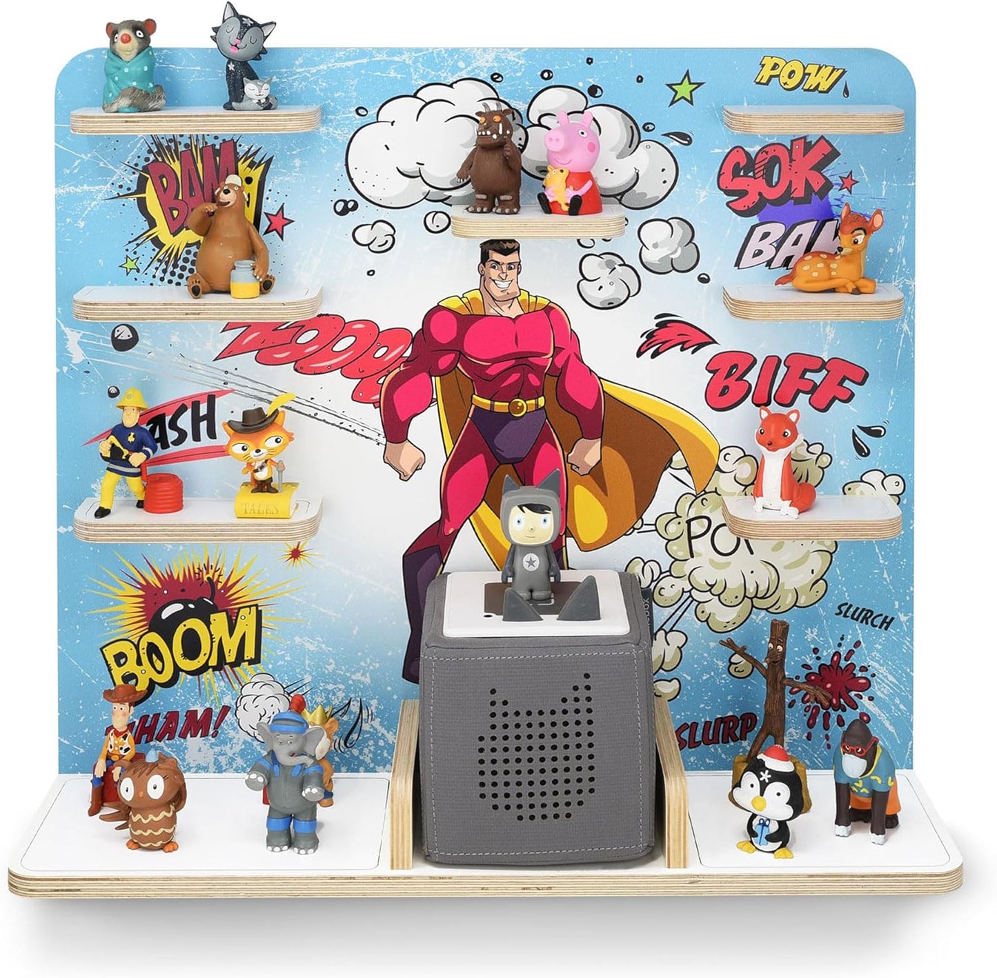 Étagère pour Boîte à Musique - Grande Taille - Pour 50 Figurines Tonie