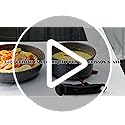 Batterie de Cuisine Antiadhésive en Céramique, Set de 7 Pièces, Blanc