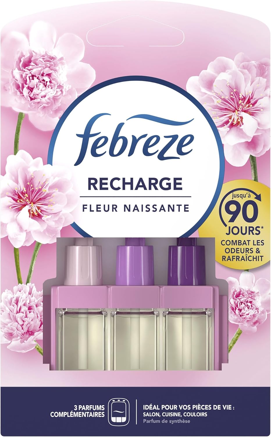 Désodorisant Électrique - Combat les Odeurs - 3 Parfums Alternants