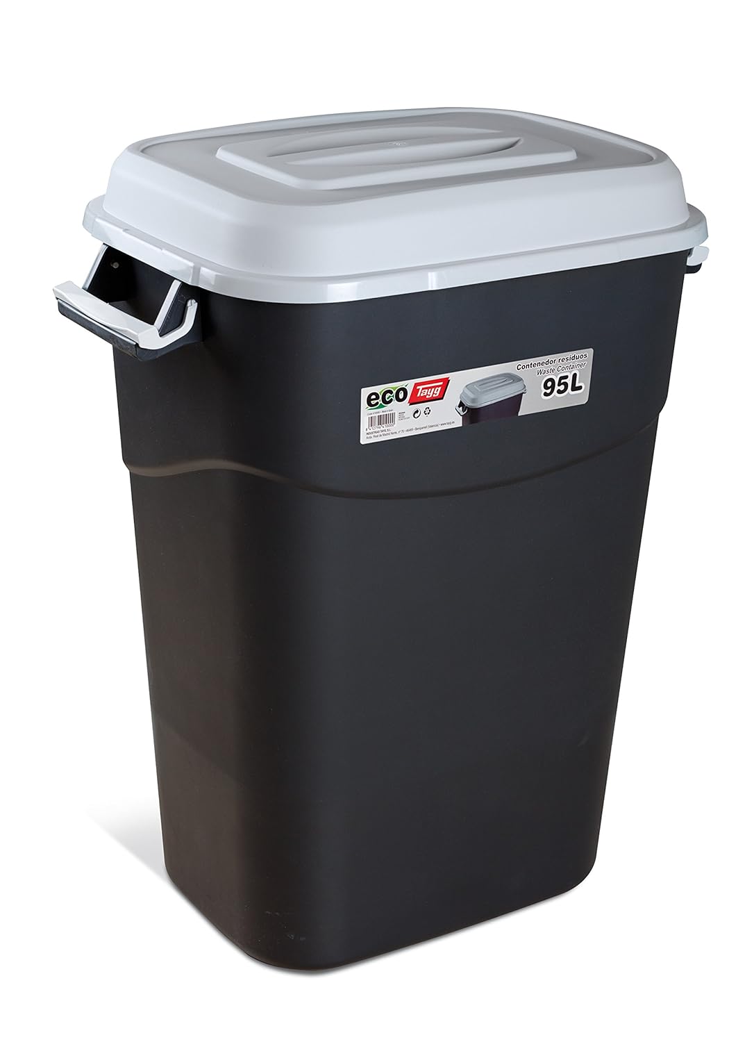 Conteneur à Déchets - 95L - Design Anti-Renversement