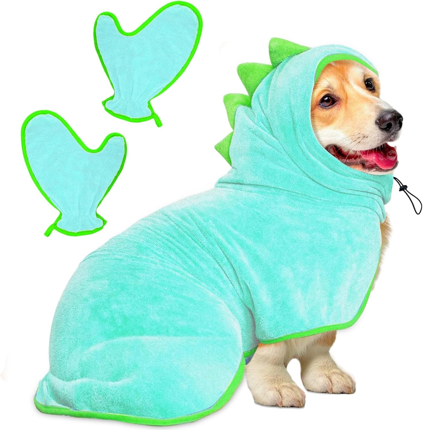 Peignoir pour Chien - Super Absorbant - Microfibre Douce