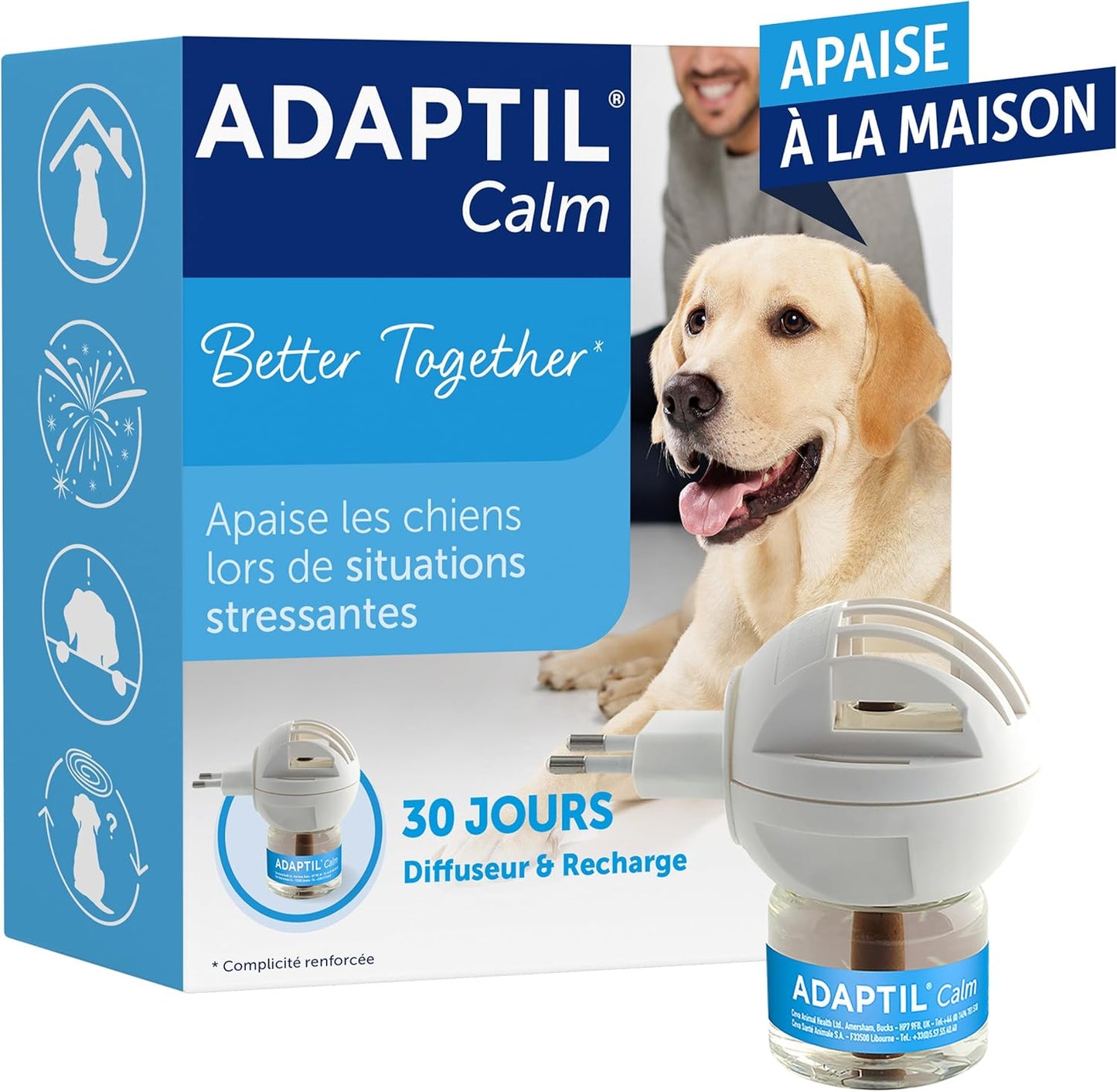 Diffuseur Anti-Stress pour Chien - Sans Somnolence - Fabriqué en France