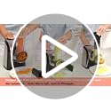 Nictemaw Râpe Légumes Électrique, Modèle AM003741_EU, 150W, 5 Cônes Acier Inoxydable