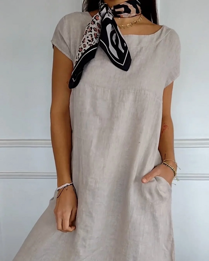 BERAWA - ROBE EN COTON DÉCONTRACTÉE