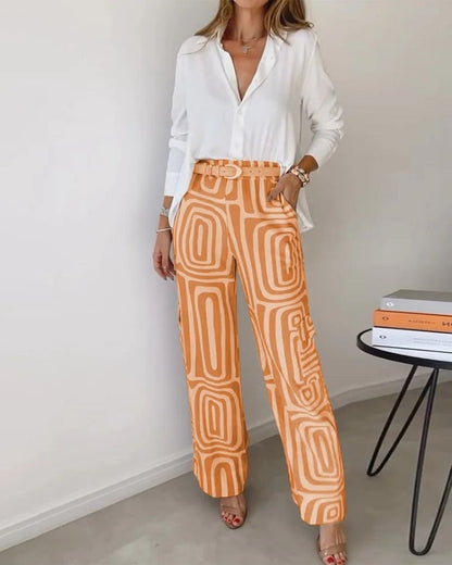 CANDELA - ENSEMBLE 2 PIÈCES CHEMISE ET PANTALON