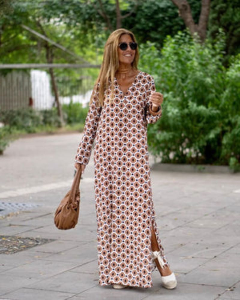 SAKURA - ROBE LONGUE ÉLÉGANTE