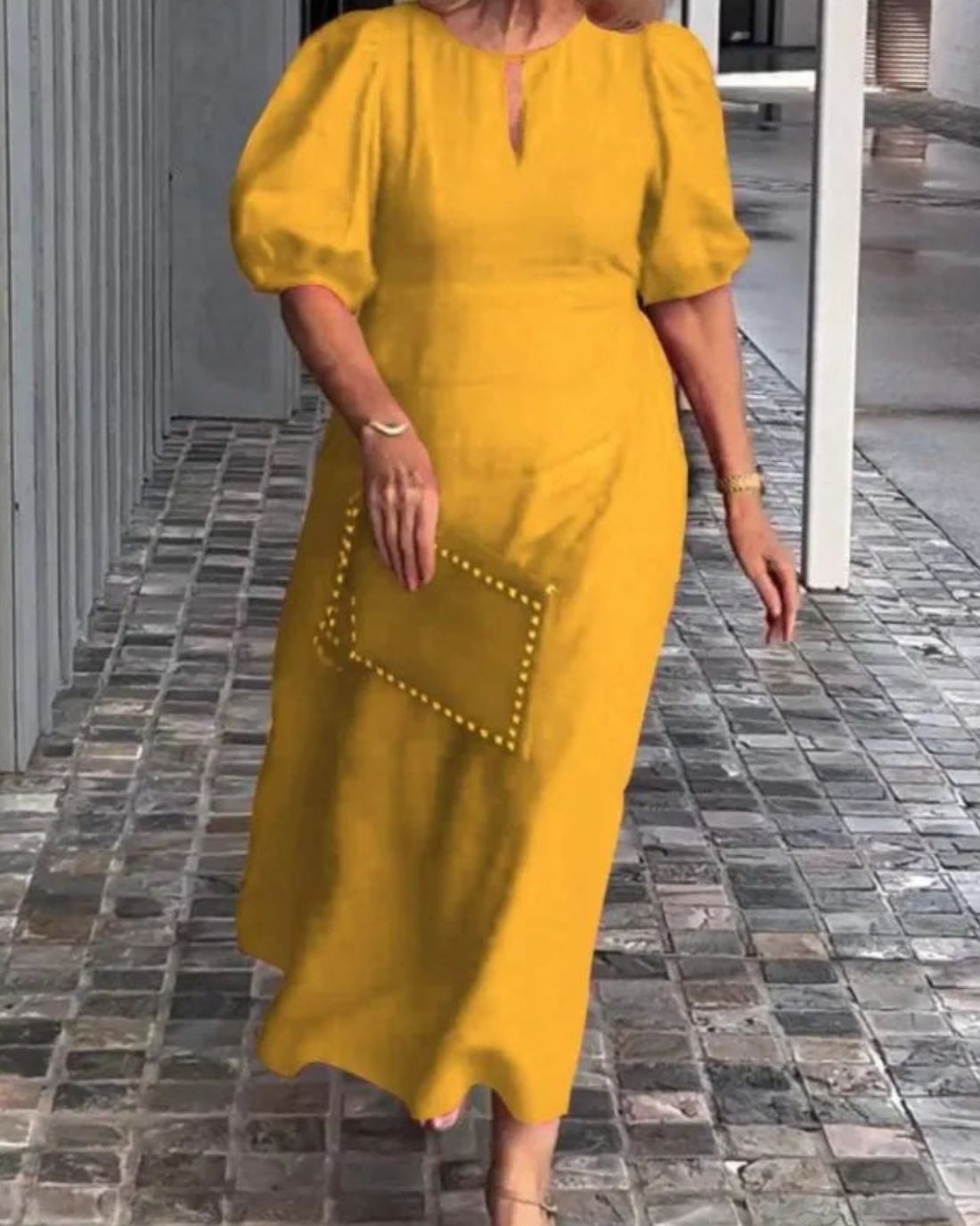 FIONA - ROBE ÉLÉGANTE ESSENCE EN COTON ET LIN
