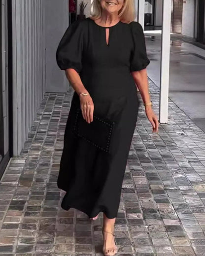 FIONA - ROBE ÉLÉGANTE ESSENCE EN COTON ET LIN