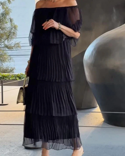 CRISINA – ROBE LONGUE ÉLÉGANTE EN MOUSSELINE