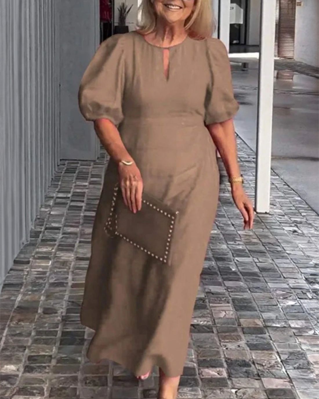 FIONA - ROBE ÉLÉGANTE ESSENCE EN COTON ET LIN