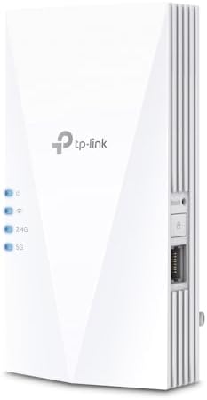 TP-Link Répéteur WiFi 6 RE500X, Amplificateur Puissant AX1500 Mbps, Port Ethernet Gigabit