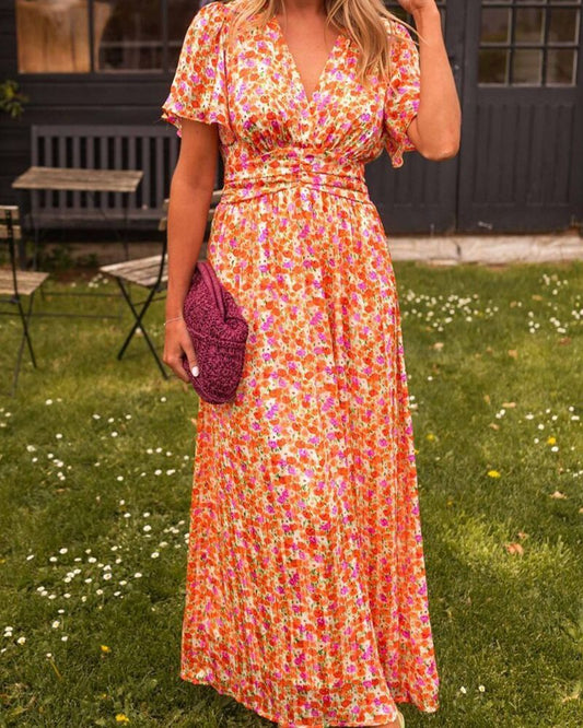 SEVILLA – Robe Longue Femme à Col en V