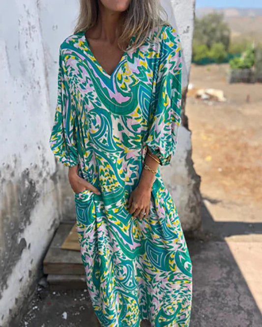 LARESA - Robe longue bohème