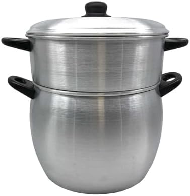 Couscoussier Induction en Aluminium Ø30cm 16L, Finition Brossée