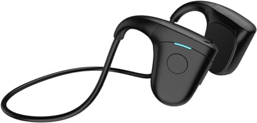 Écouteurs Bluetooth à Conduction Osseuse, Léger et Pliable, Noir