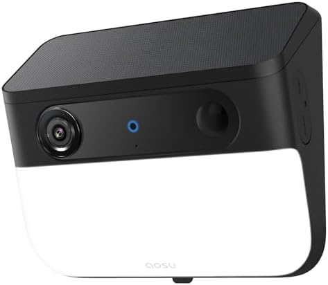 Caméra de Surveillance 3K Solaire, camera solaire Extérieure Sans Fil avec Détection AI