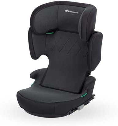 Bebeconfort Siège Auto ISOFIX RoadFix i-Size, Pliable et Léger, 14 Positions, Tinted Black