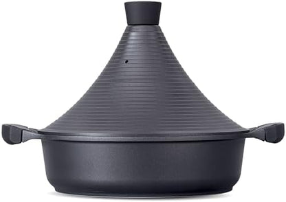 INTIGNIS Tajine Marocain 28 cm, Couvercle Auto-Arrosant, Induction, 4.2L, Antiadhésif