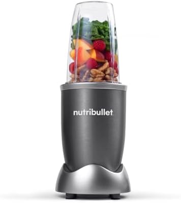 NutriBullet Blender Électrique Original 600, Hachoir Multifonction, 600 Watts, Gris Foncé