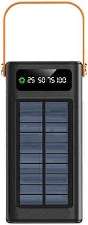 Chargeur Externe Batterie Solaire 50000mAh, Haute Capacité 120W, Noir