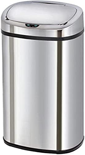 KITCHEN MOVE Poubelle Automatique 58L MAJESTIC, Acier Inox, Couvercle Infra-Rouge