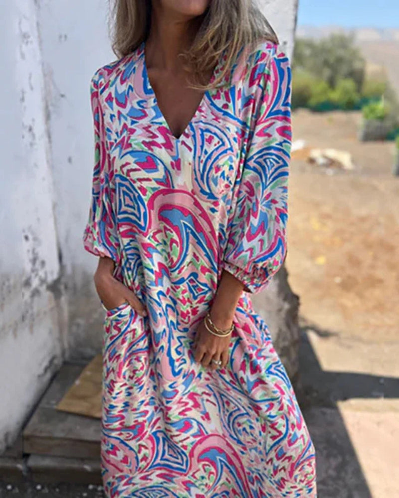 LARESA - Robe longue bohème