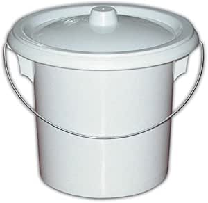 Seau Hygiénique Enfant - Gris Moucheté - Avec Anse et Couvercle