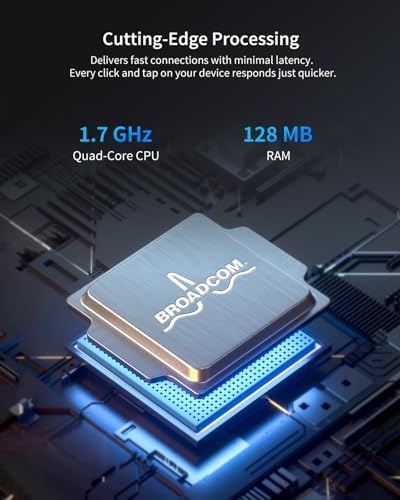BrosTrend Répéteur WiFi 6 AX3000, Amplificateur Puissant, Port Gigabit