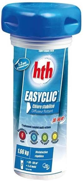 Traitement Complet Piscine - Choc + Régulier - HTH Easyclic