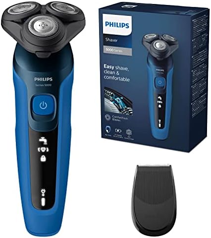 Philips Rasoir Électrique Homme, Series 5000, S5466/18, Lames ComfortTech 360°, Étanche