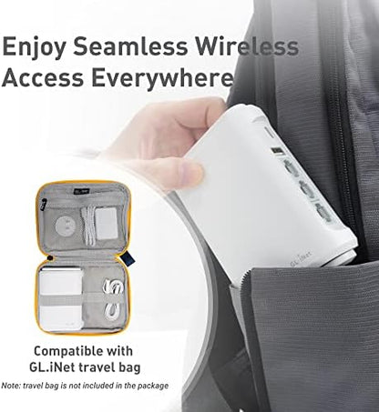 GL.iNet Routeur WiFi de Voyage Sécurisé GL-SFT1200, Double Bande AC1200, Gigabit Ethernet