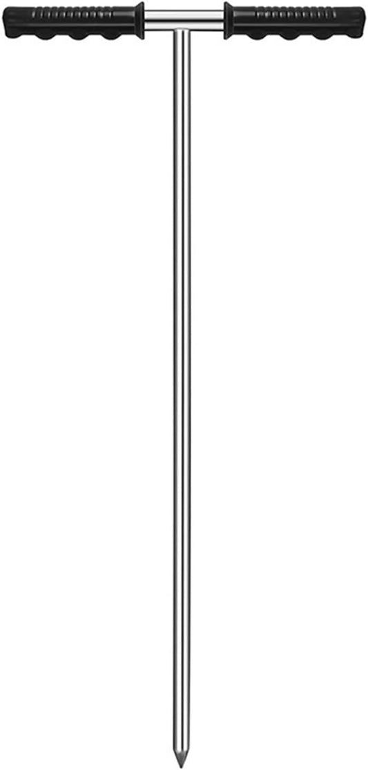 Tige de Sonde de Sol - Acier Inoxydable - Longueur Ajustable 81-122 cm