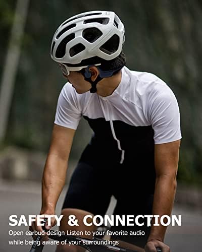 Casque Sport Conduction Osseuse Bluetooth IPX7, Écouteurs Ouverts