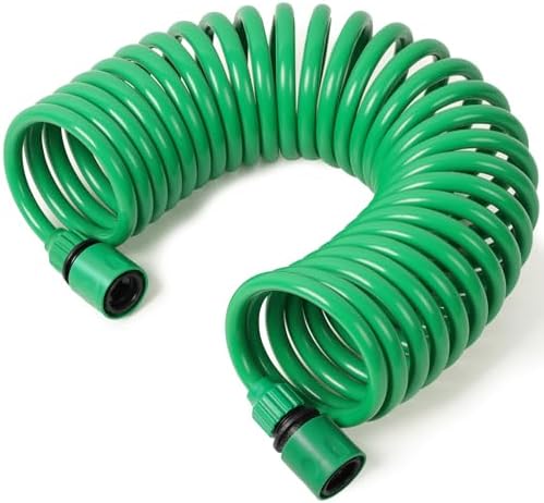 Tuyau d'Arrosage Extensible 7,5m avec Pistolet 8 Fonctions, Caoutchouc Vinyle